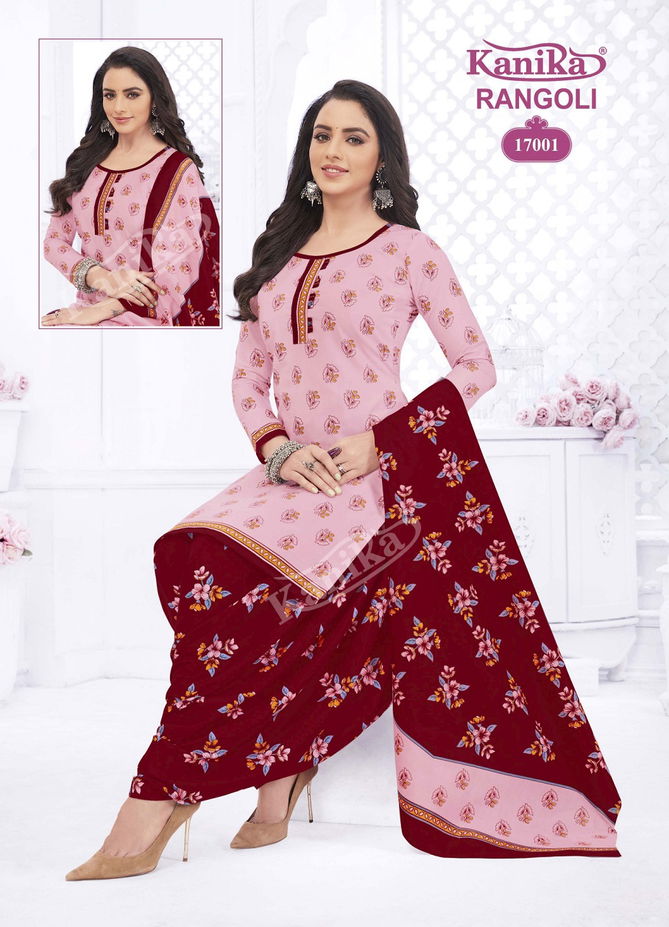 Rangoli Vol 17 By Kanika Readymade Cotton Salwar Suits Catalog